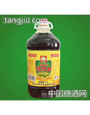 龙泉山4.5L菜籽油（瓶）