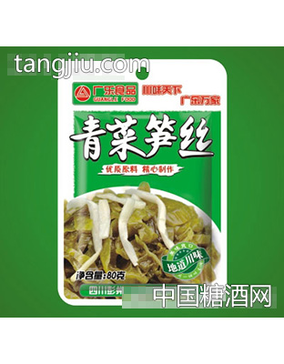 青菜笋丝80克
