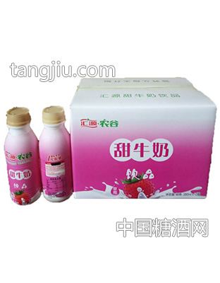 汇源农谷草莓味甜牛奶饮品