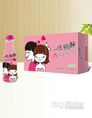 一生桃醉-果味饮料 箱装500mLx15瓶