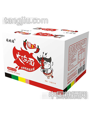 同碗福火鸡面鸡肉味拌面140gx5x8