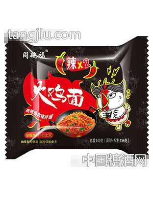 同碗福火鸡面鸡肉味拌面140g