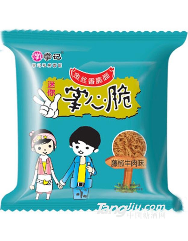 掌记掌心脆金丝香脆面藤椒牛肉味