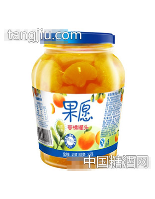 【果愿】蜜橘罐头 900g