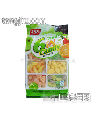 果自源140g六味软糖