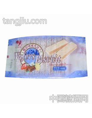 金鸡牌椰奶味威化饼干