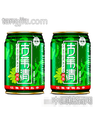 古苇清天然植物饮料易拉罐