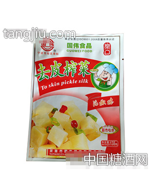 国伟去皮榨菜泡椒味红袋