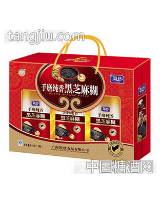 凯欣手磨纯香黑芝麻糊810克礼盒
