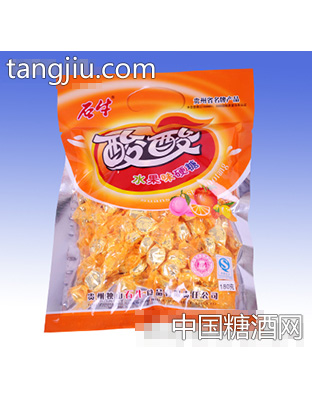 石牛酸酸水果硬糖180g