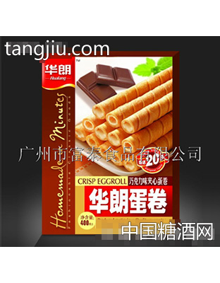 400g巧克力味夹心蛋卷