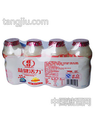 旺仔益健活力乳酸菌100mlx4 背面