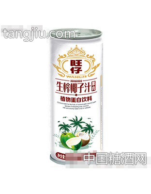 245ml旺仔生榨椰子汁（背面)