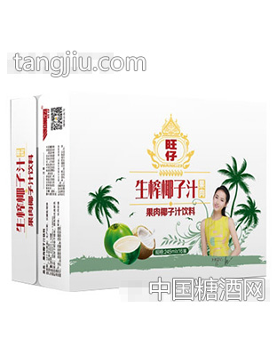 旺仔生榨椰子汁245mlX6罐