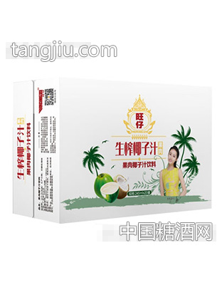 旺仔生榨椰子汁245mlX20罐