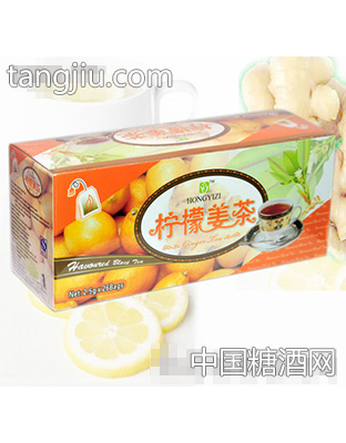 红逸紫柠檬姜茶
