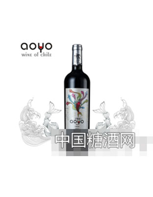 智利aoyo美人鱼梅洛干红葡萄酒