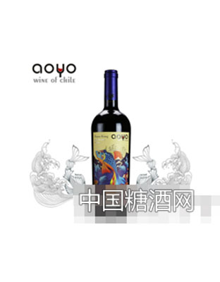 智利傲鱼海洋梅洛干红葡萄酒