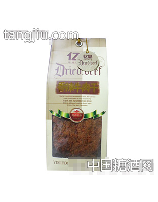 亿思香辣牛肉干袋装