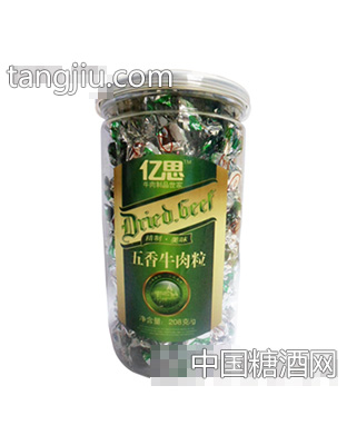 亿思五香牛肉粒208g