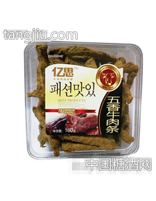 亿思五香牛肉条160g