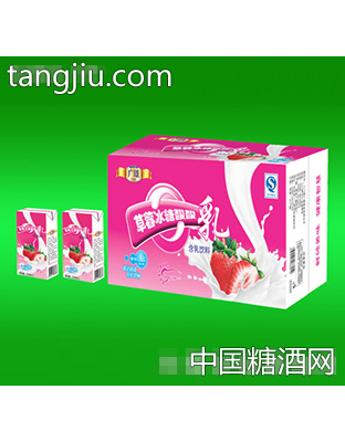 广臻冰糖草莓250mlx20盒