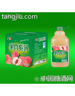 广臻果肉系列（桃汁）2.5Lx6瓶