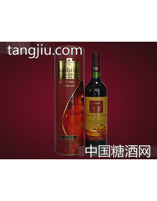 凯萨特尔2009美乐干红（红色圆筒）