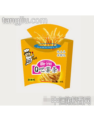 50克Q吧（盒装）炸薯条麻辣味