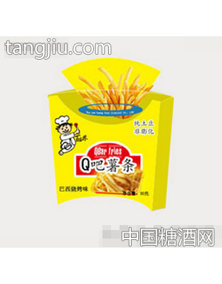 50克Q吧（盒装）炸薯条巴西烧烤味