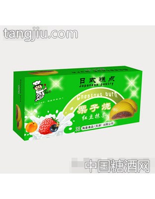 240克（盒装）栗子烧红豆抹茶