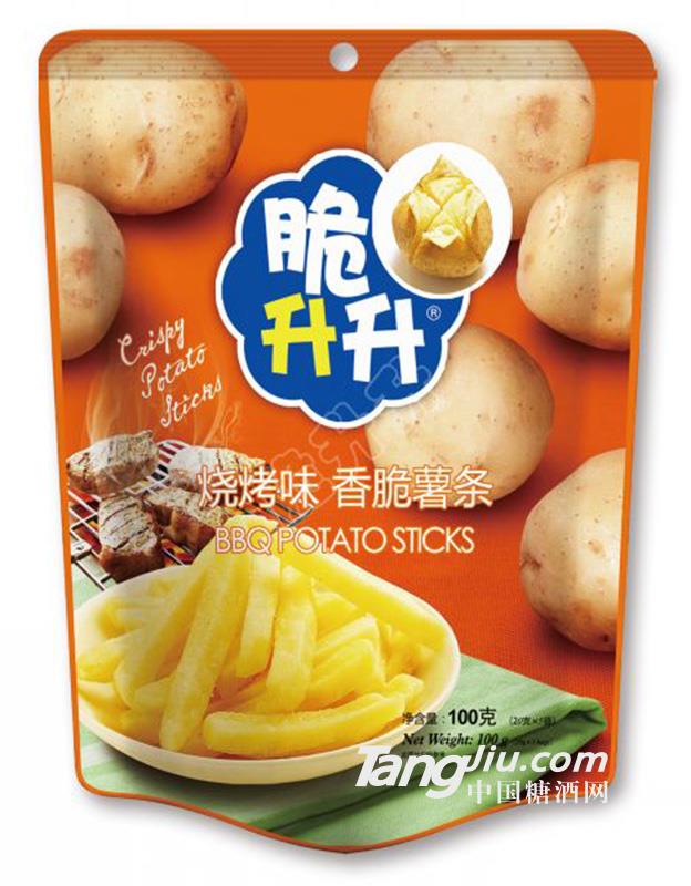 脆升升薯条烧烤味100g