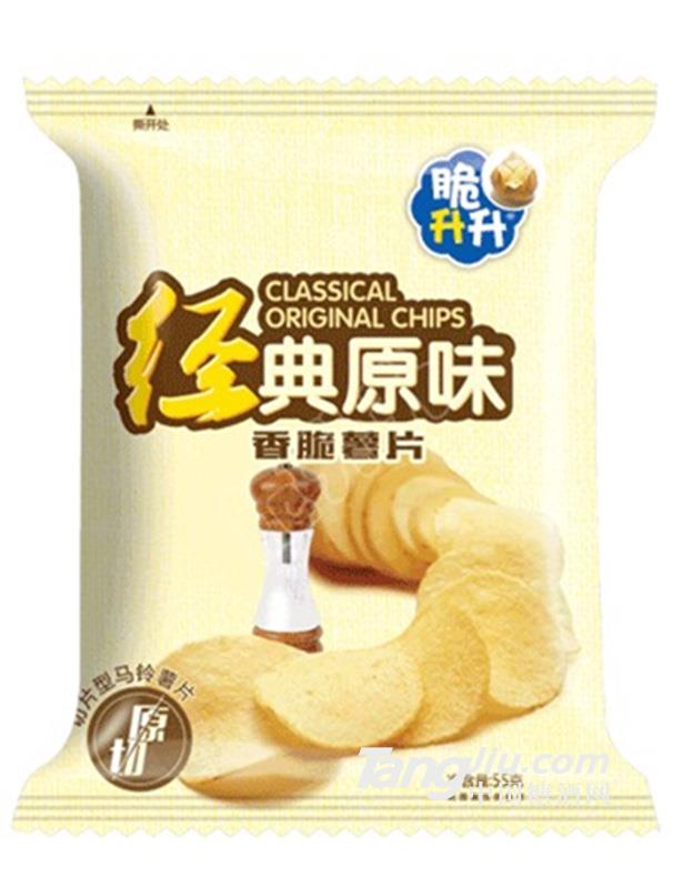 脆升升薯片经典原味55g