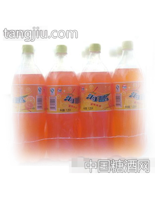 海鹏橙味汽水1.25升塑料包装