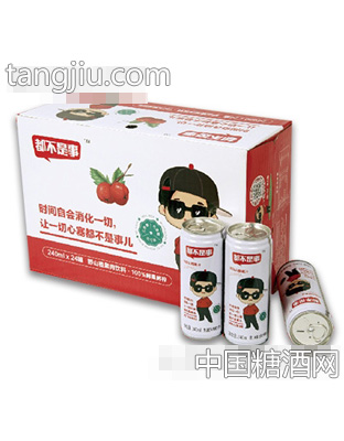 都不是事山楂汁饮料240mlx24瓶