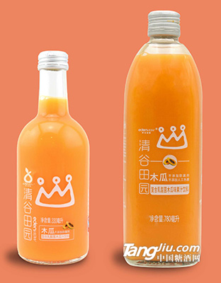 清谷田园-50%复合乳酸菌木瓜汁饮料-780、330ml