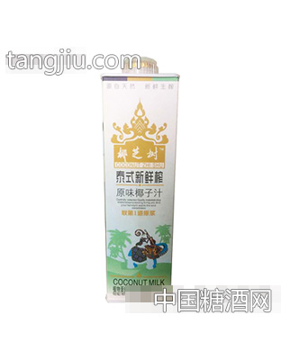 椰芝树泰式新鲜榨原味椰子汁1L