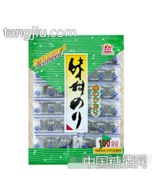 绿色味附海苔
