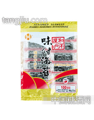 红色袋装味附海苔