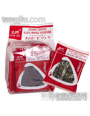 红色袋味附海苔