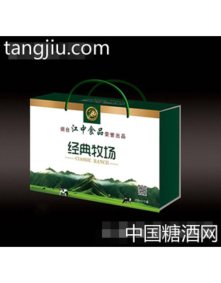 烟台江中经典牧场牛奶250mlx12盒