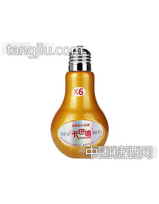 绵柔彩灯泡酒K6黄体（银盖）38%vol、42%