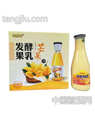 欢乐吟发酵果乳芒果汁1.5Lx6瓶