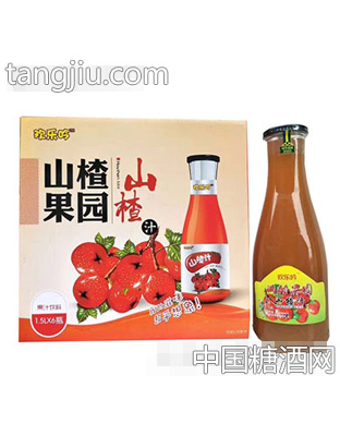 欢乐吟山楂果园山楂汁1.5Lx6瓶