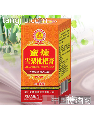蜜炼雪梨枇杷膏