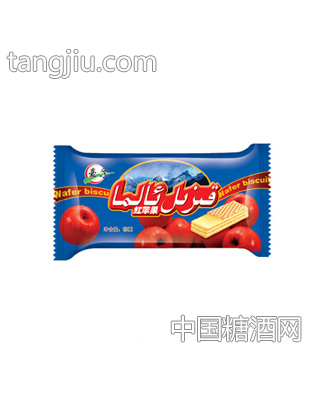 巧福记红苹果威化饼蓝