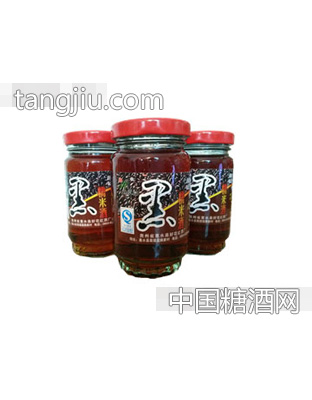 贴标黑糯米酒