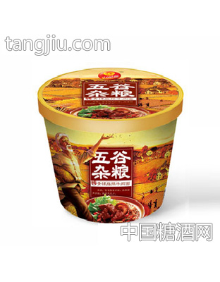 好粮新五谷杂粮青稞麻辣牛肉面