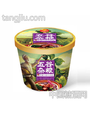 好粮新五谷杂粮紫薯红烧牛肉面
