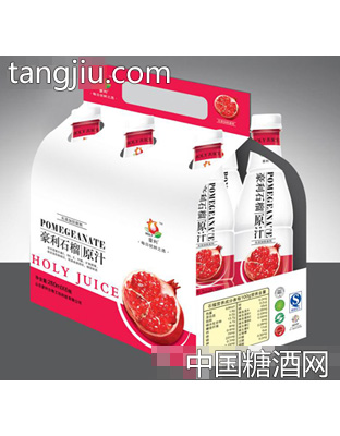 豪利石榴原汁礼盒（白色）